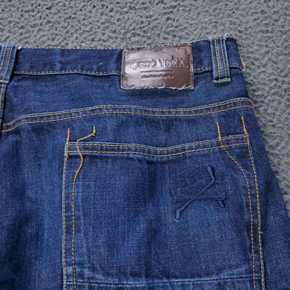 Zoo York Straight Jeans Denim Cotton Blue Mens Size 38x31 - Picture 3 of 12